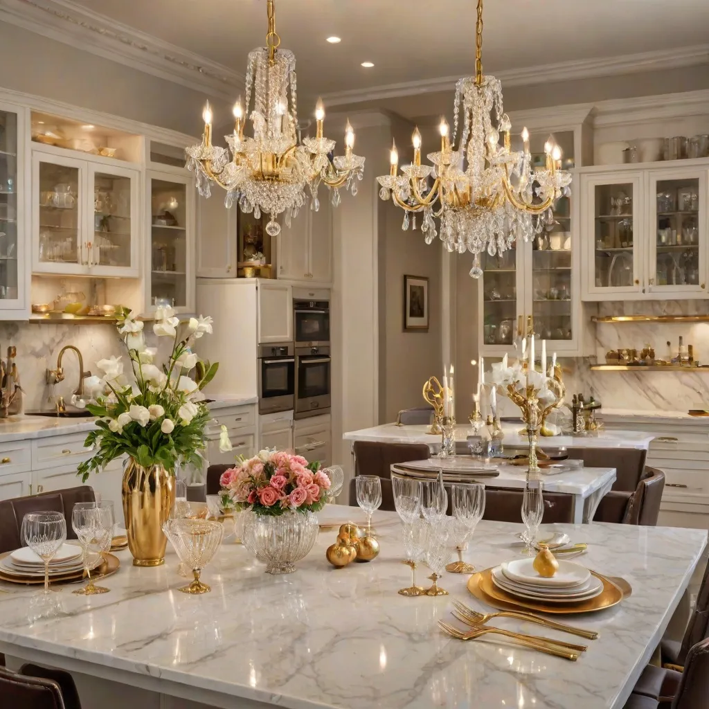 Elegancja i luksus – jak urządzić kuchnię w stylu glamour?