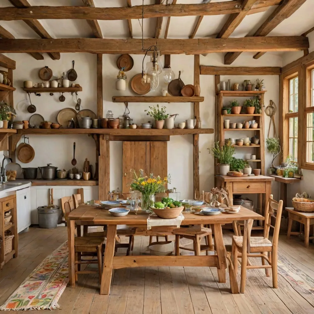 Kuchnia w stylu rustykalnym – ciepło drewna i klasyczne detale